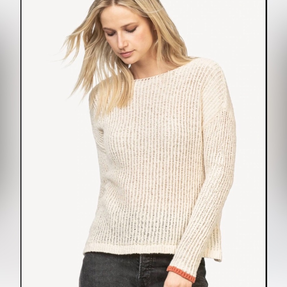 NEW Lilla P cotton blend pullover sweater XS